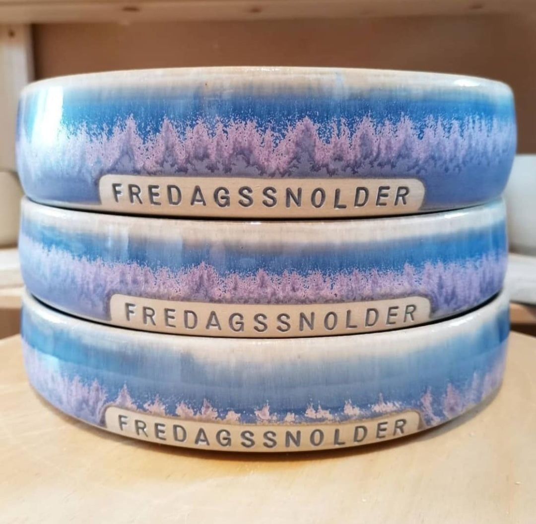 Slikskål 22-23 cm med valgfri tekst