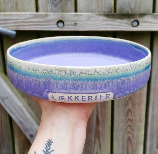 Slikskål 22-23 cm med valgfri tekst